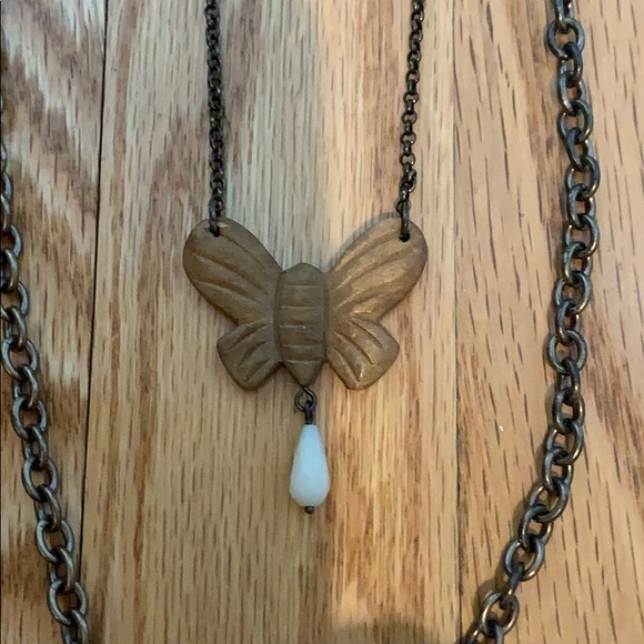 Lucky Jewelry Double Pendent Necklace - Picture 3 of 6